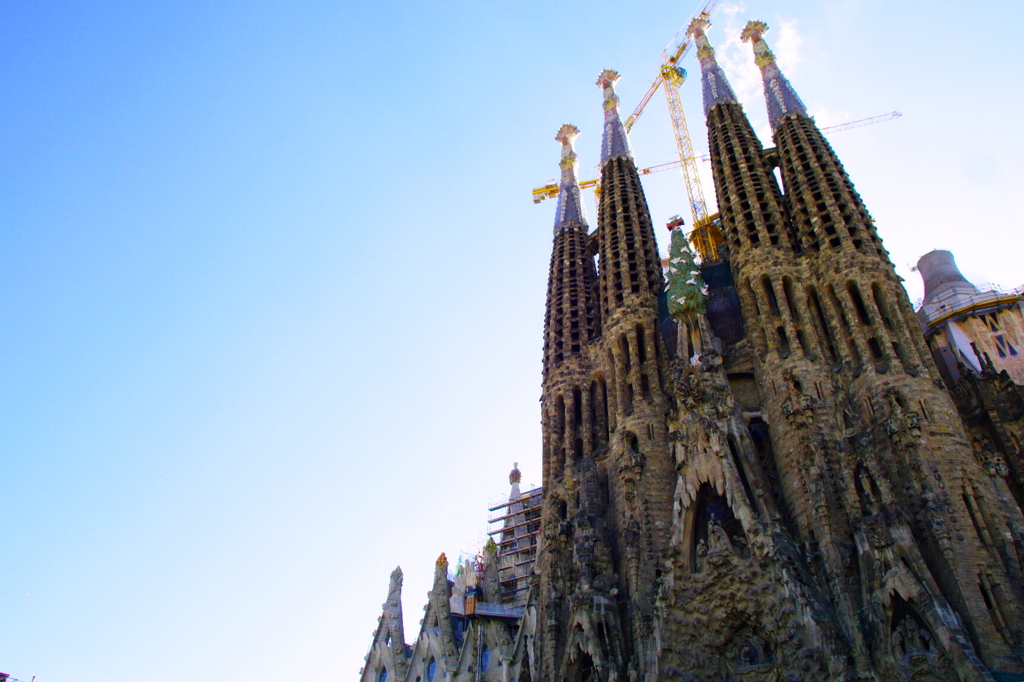 Nativity Façade side of Sagrada Familia