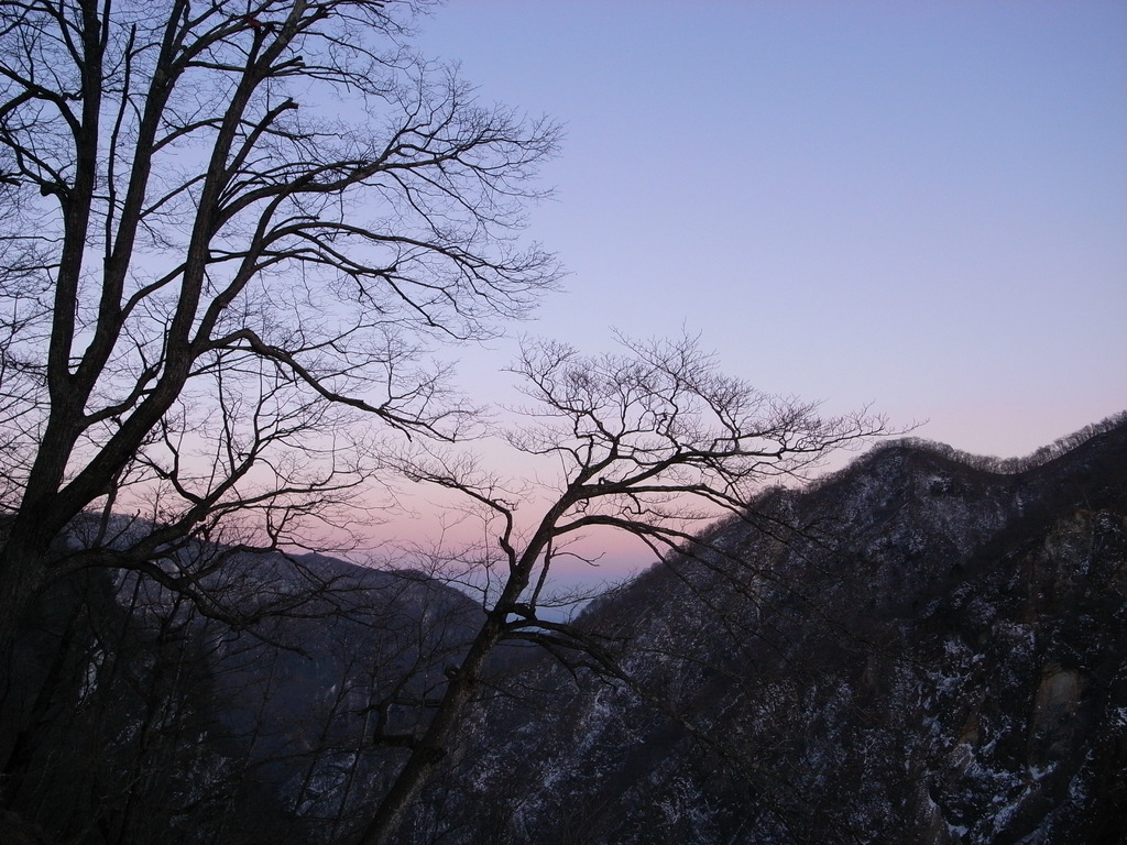 日光の夕暮れ1。