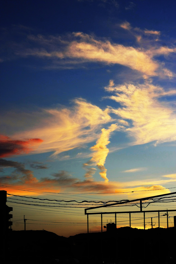 真夏の夕暮れ