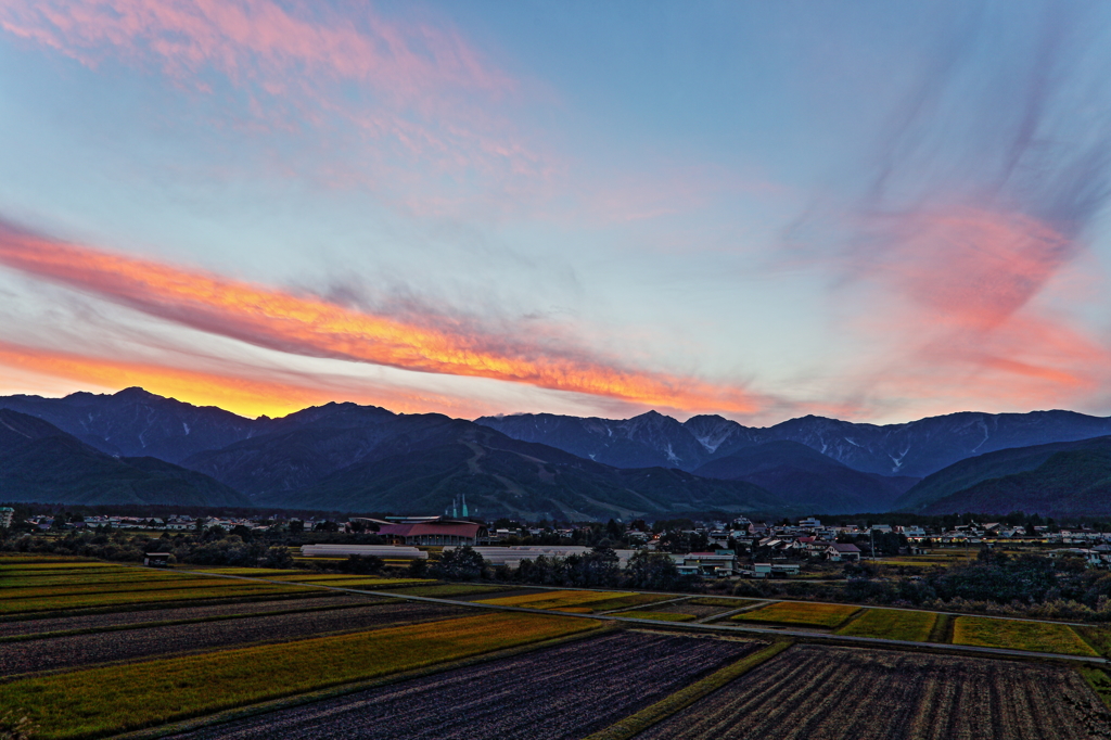 夕暮れ