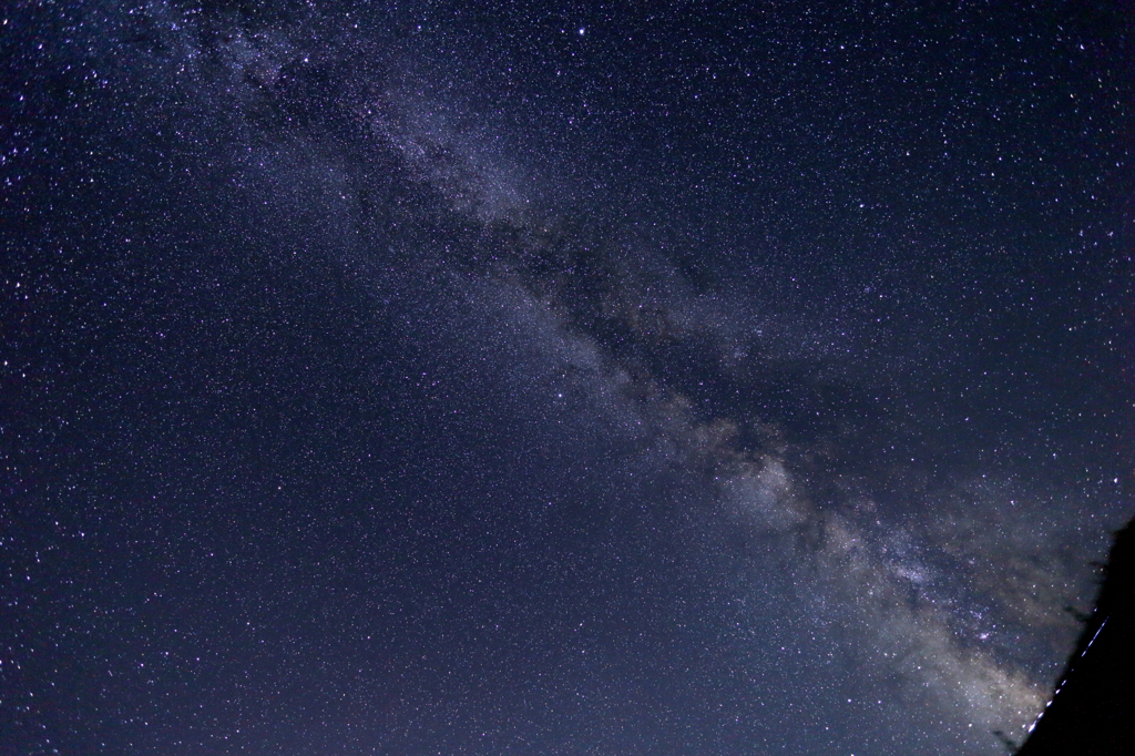 白馬の夜空