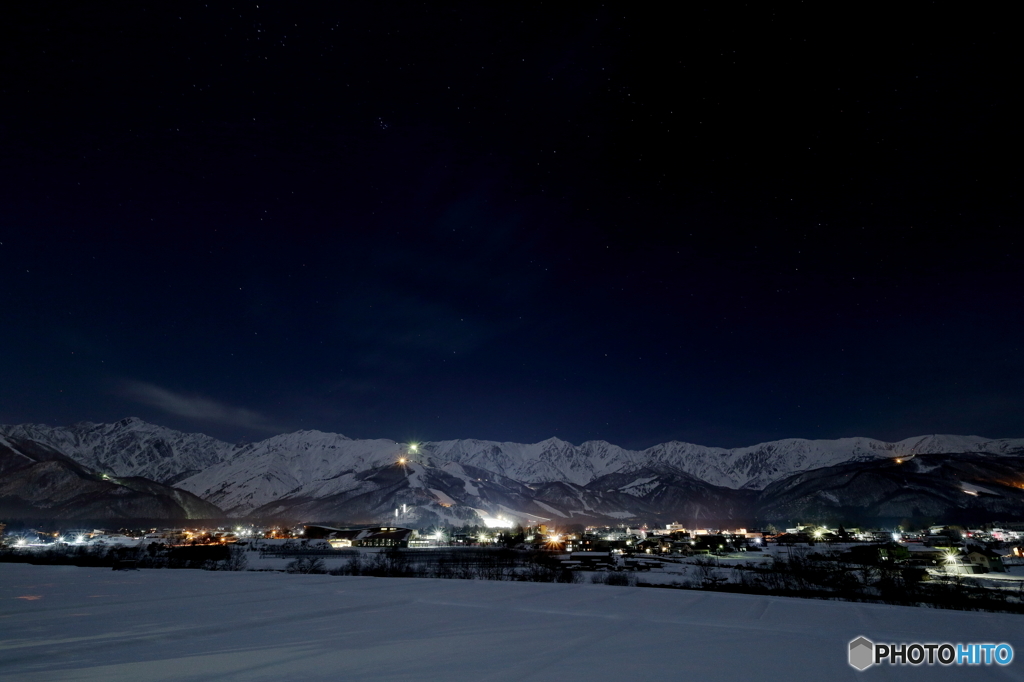 白馬の夜景