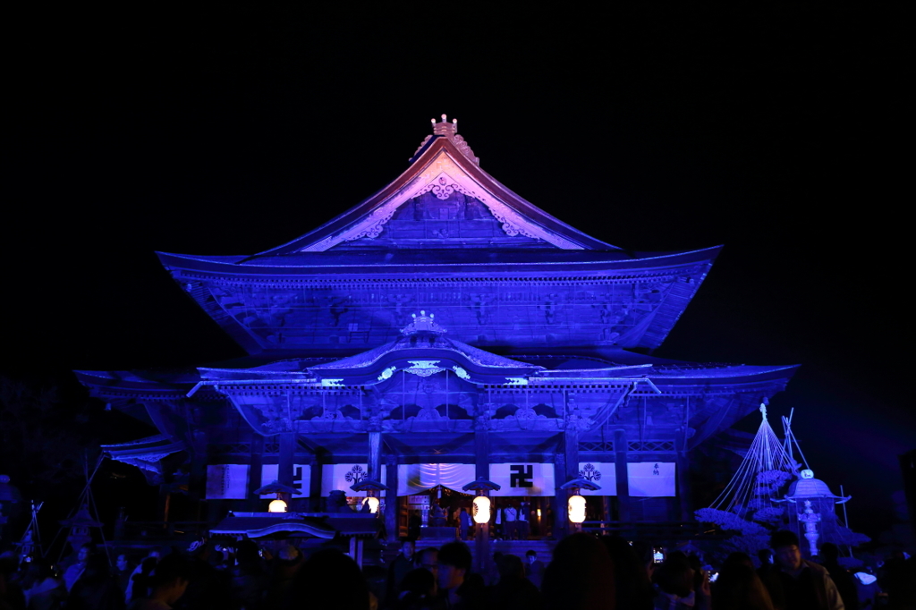 長野灯明祭り　青