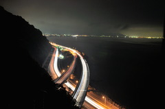 夜霧の薩捶峠