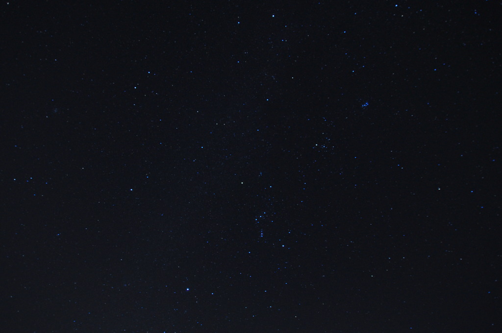 広角での星空