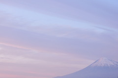 夕焼け雲とMt.Fuji
