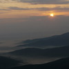筑波山からの朝日