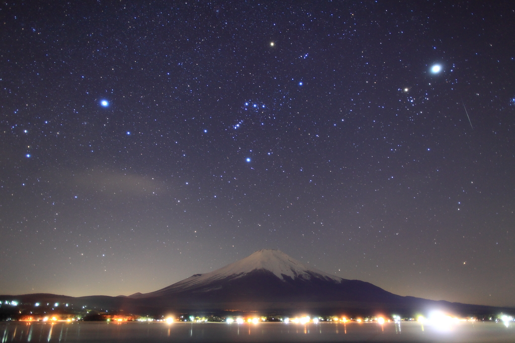 山中湖で見た星空