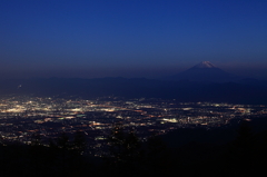 甘利山からの夕景