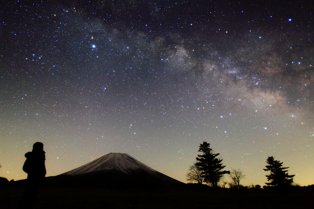 星空を見上げて