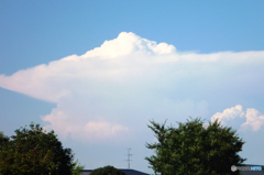 積乱雲なりかけ
