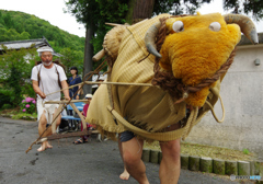 さなぶり祭り～牛さんの入場