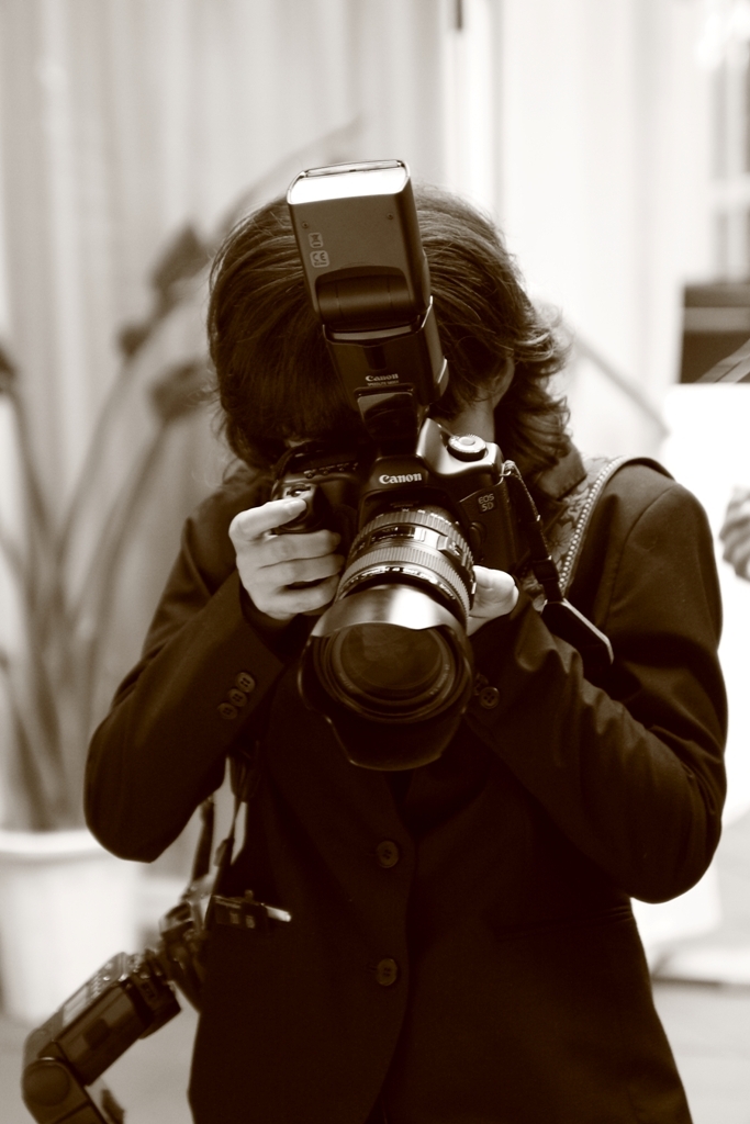 Camera woman