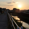 夕暮れの神田川（こうだがわ）