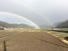 ダブル虹