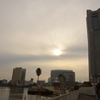 ラウンドマークと太陽