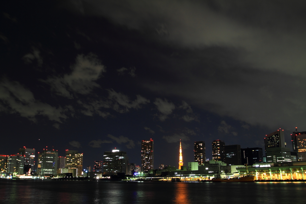 東京夜景　～勝どき橋より～
