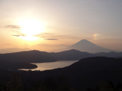 箱根の夕陽