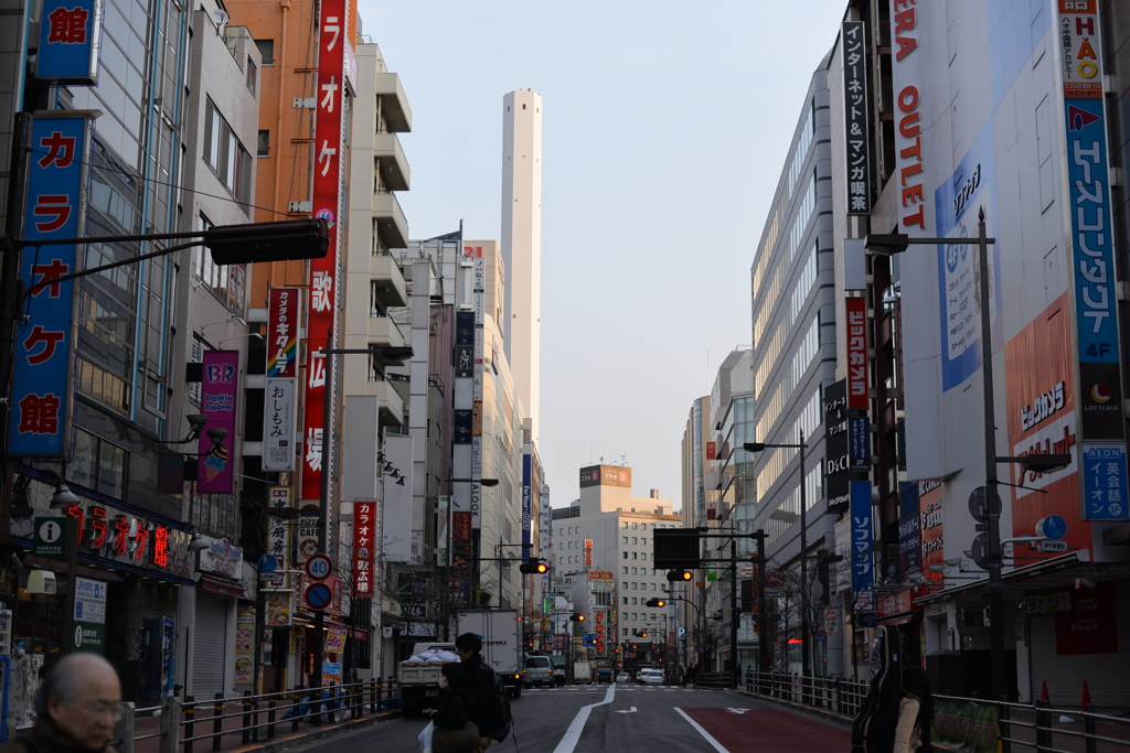 トウキョウの朝。