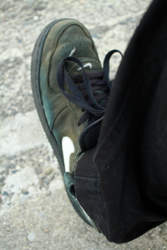 20年物の古くて臭いスニーカー