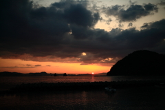 瀬戸の夕暮れ＠伊予北条