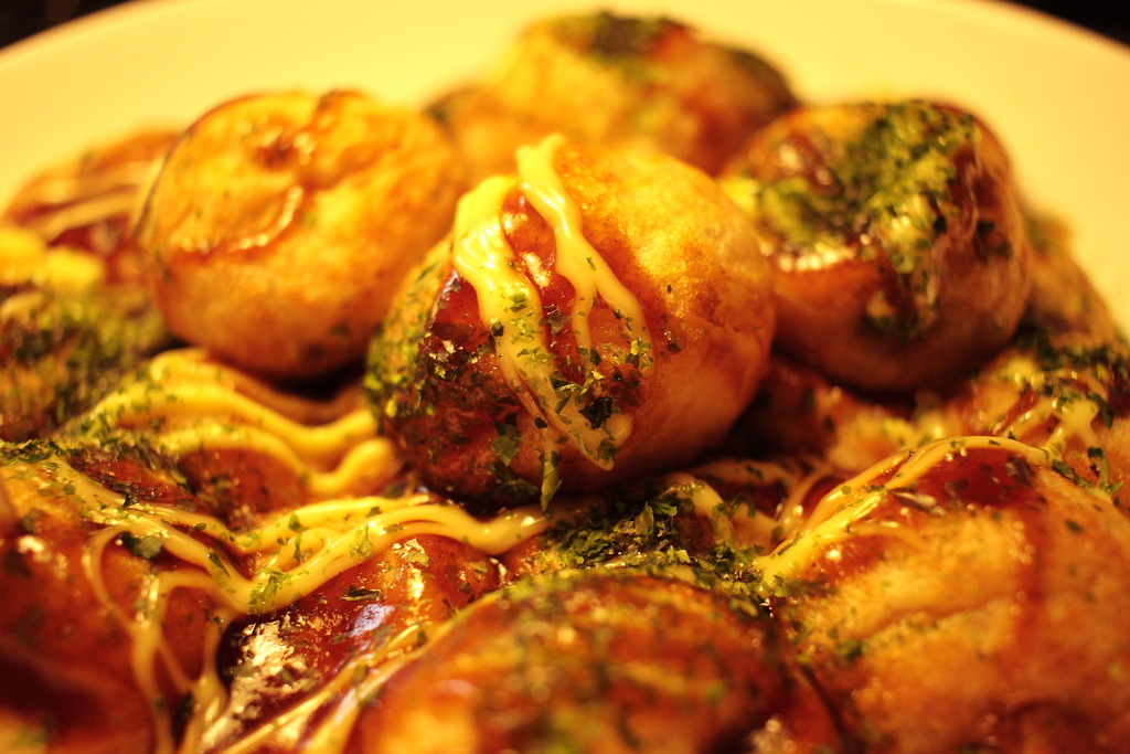 昼飯がたこ焼きでラッキー