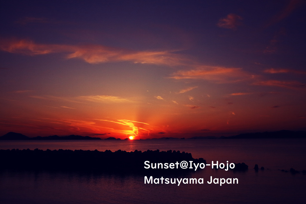 Sunset@Iyo-Hojo