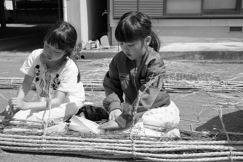 奥本さん北条旅行　モノクロ