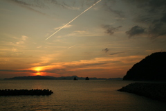 今日もやっぱり日が暮れる