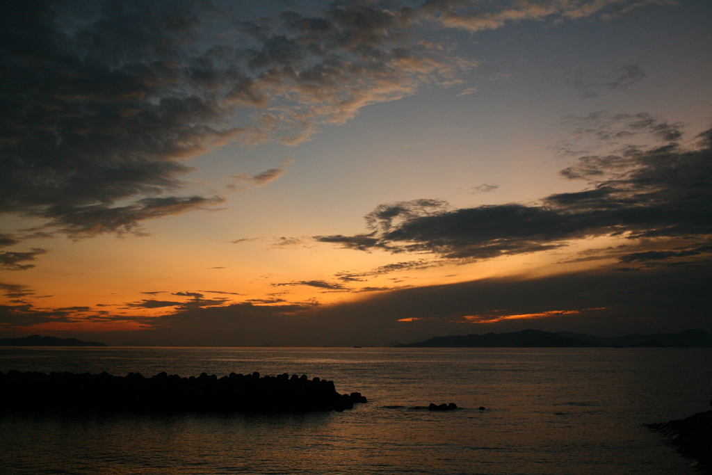 今日もやっぱり日が暮れる