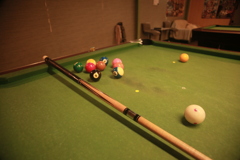 いろは倶楽部にてビリヤード