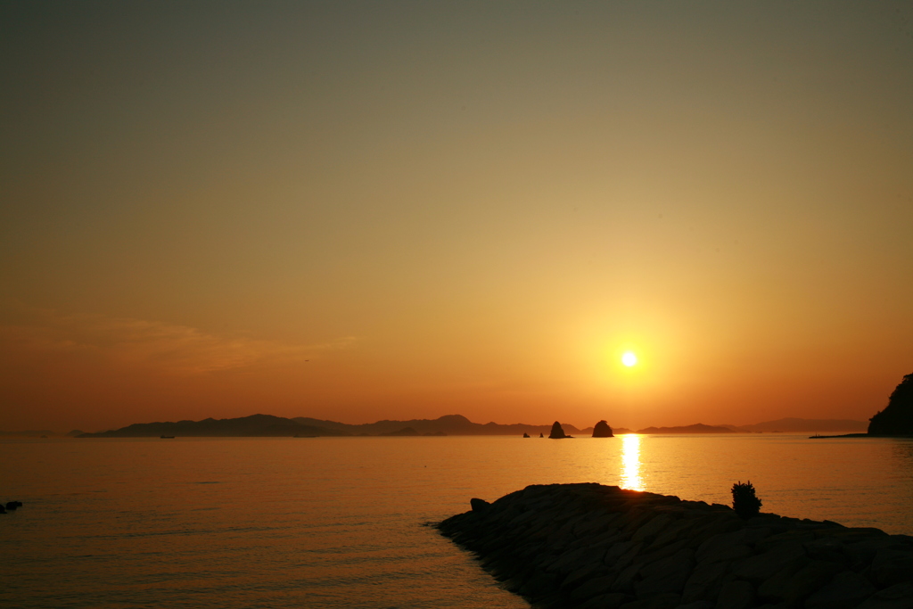 瀬戸の夕暮れ