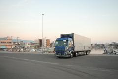 北条港のトラック