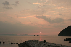 今日も瀬戸に日が暮れる