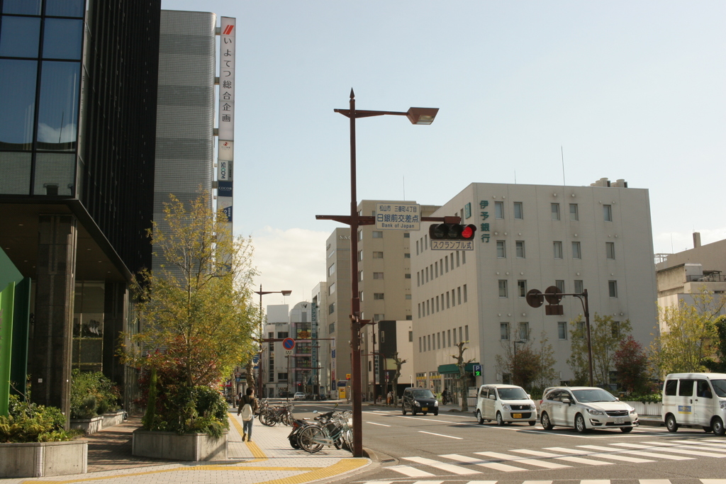日銀前から千舟町方面