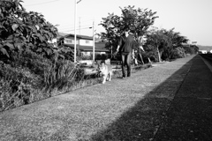 マイル　モノクロ