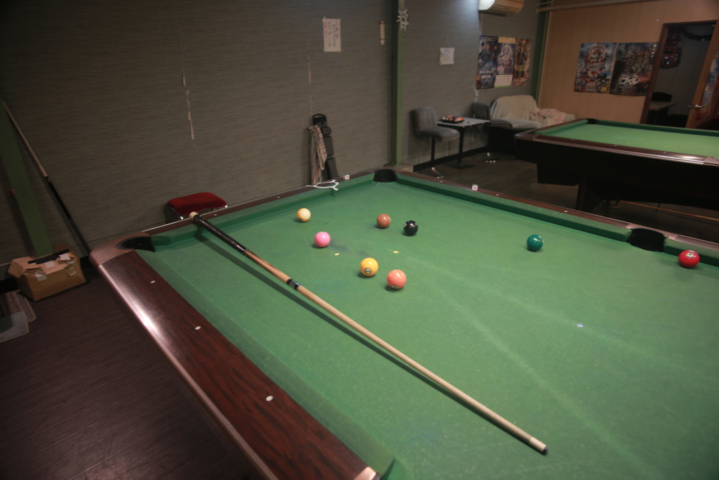 土曜ということでビリビリビリヤード