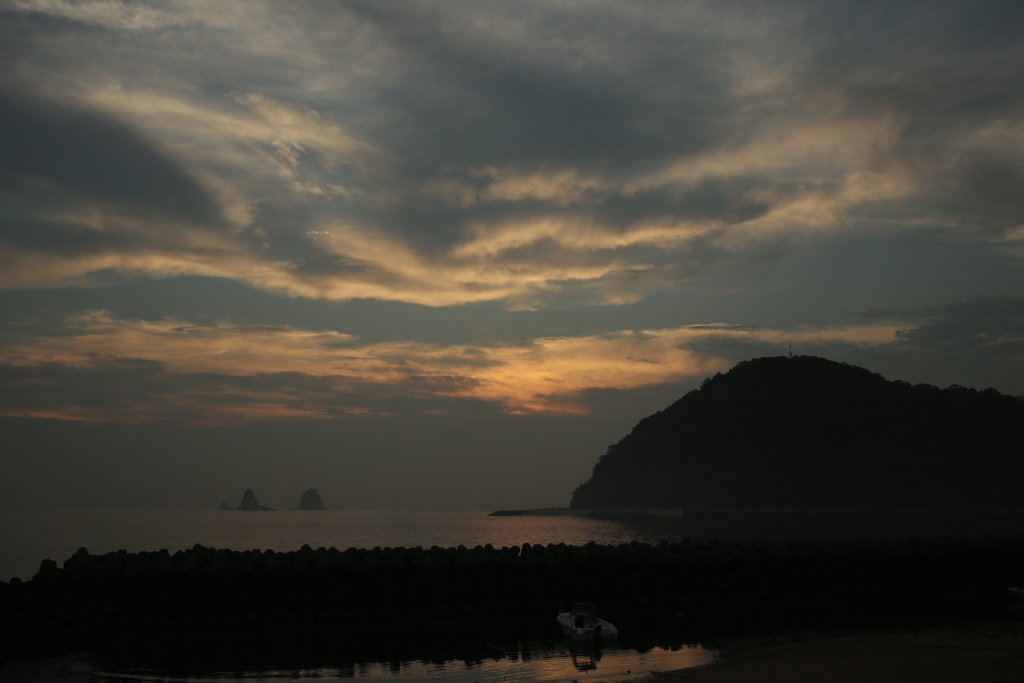 今日も日が暮れる