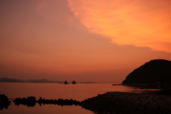 鹿島夕景