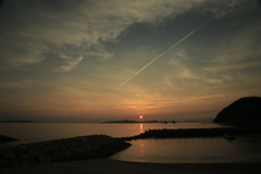 今日も日が暮れる