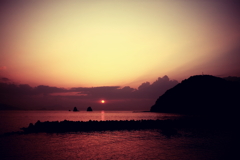 Sunset@Setouchi-sea@2020-05-06