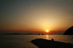 瀬戸内海夕暮れ