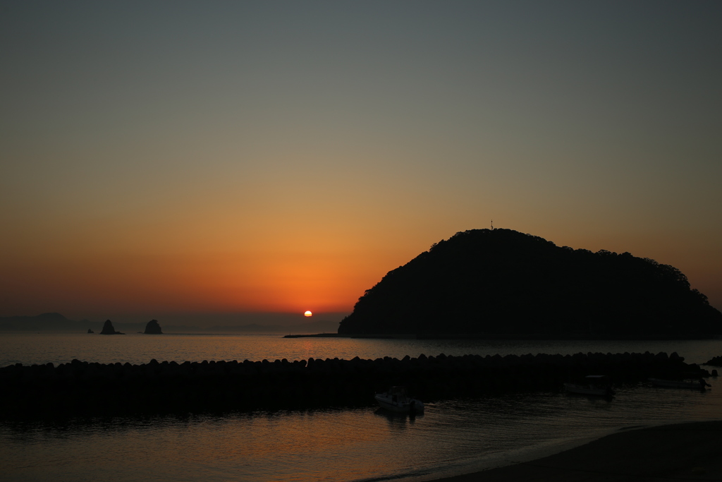 鹿島夕景