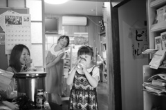 奥本さん北条旅行　モノクロ