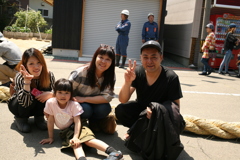 奥本さん御一行と私　あいりちゃん撮影