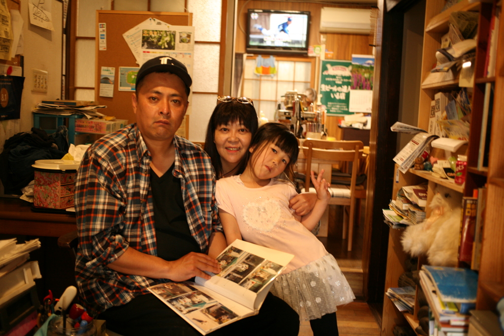 私と照子さんとまりんちゃん　あいりちゃん撮影