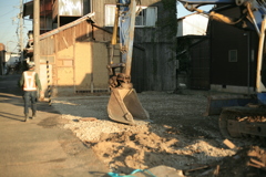 みゅうちゃんところの前が更地になった