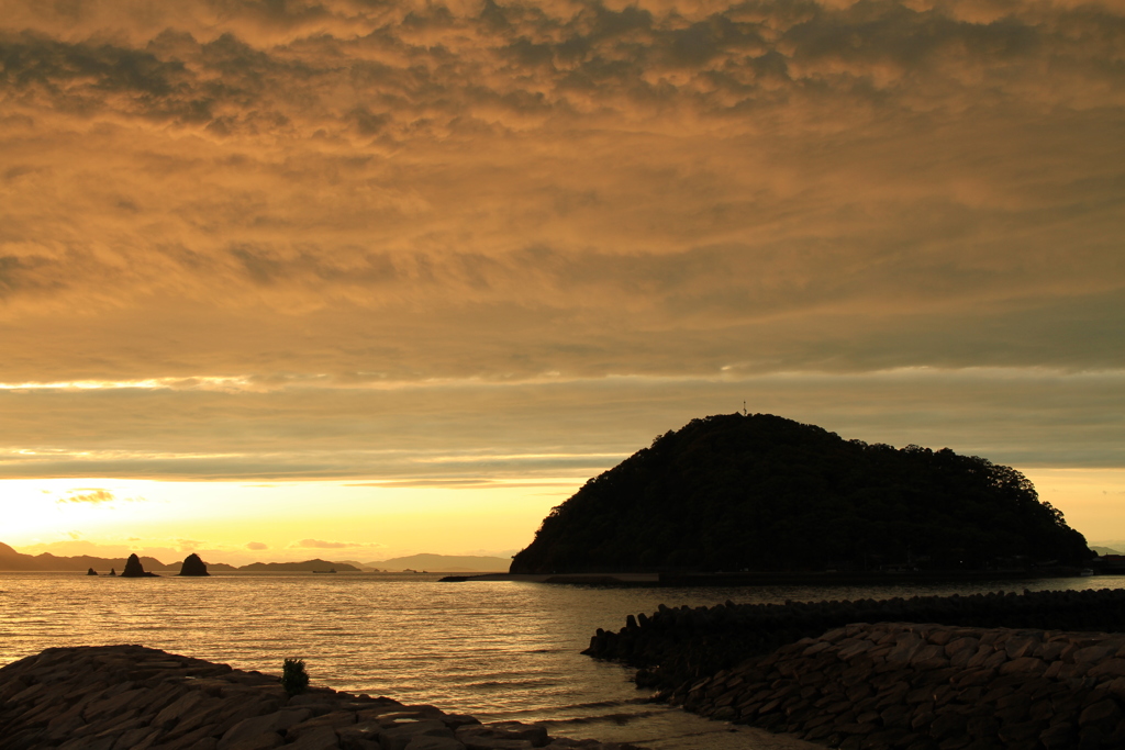 雨が上がった、明日は晴れそう
