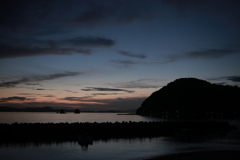 今日も日が暮れる