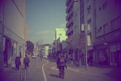 松山城ロープーウェー街